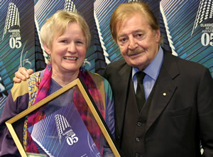 Anne Boyd and Peter Sculthorpe at the 2005 Classical Music Awards